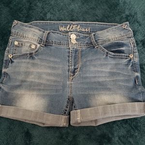 Denim shorts